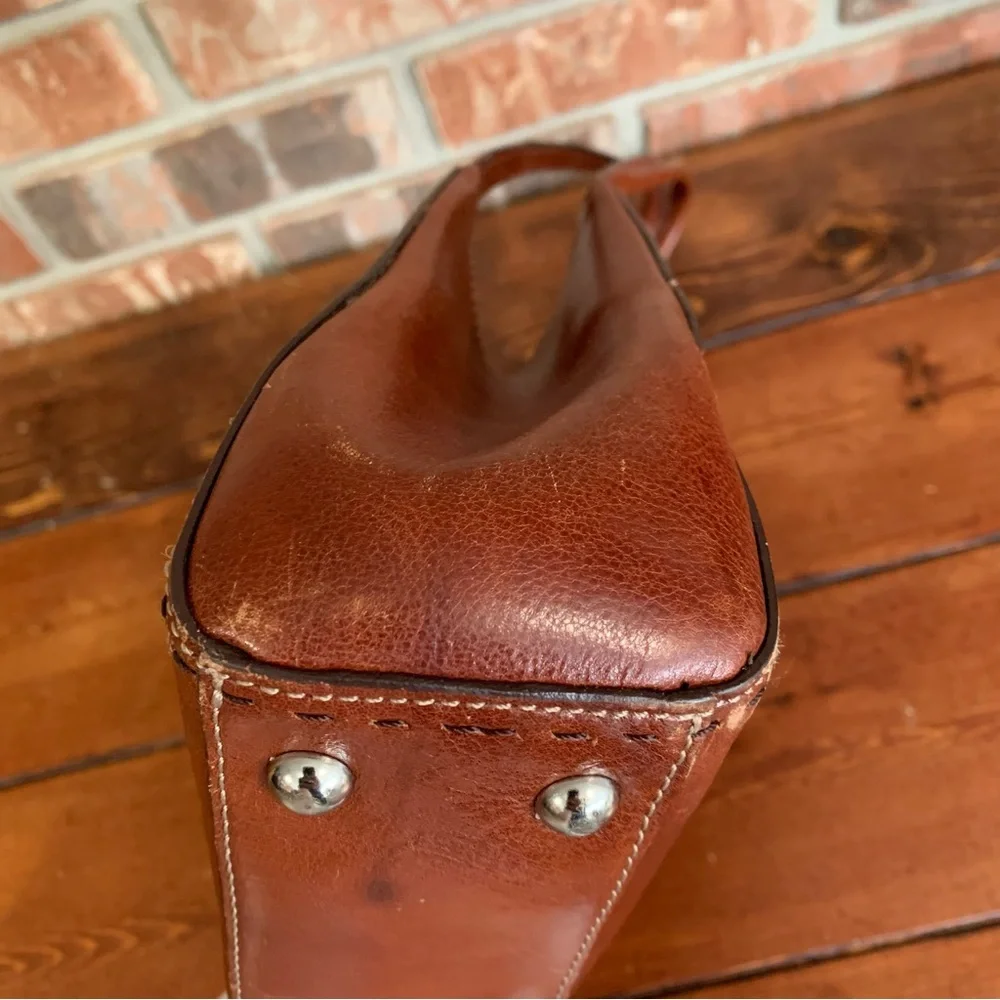 Fossil Sedona li Vintage New Italian Women's Scoop Leather Hobo Shoulder Bag